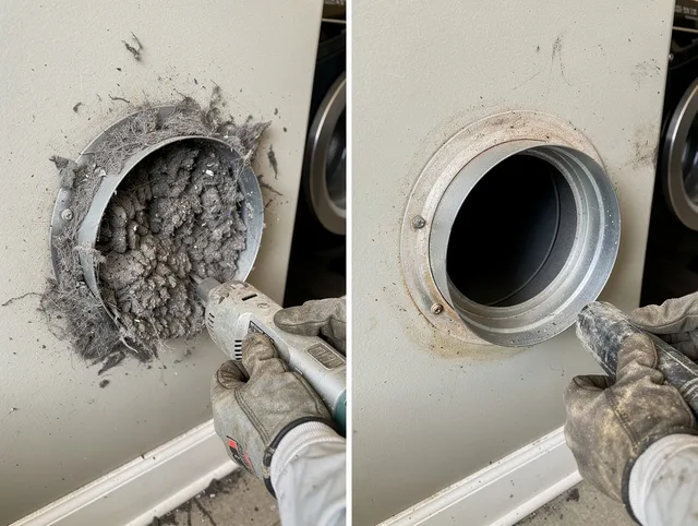 Professional clogged vent cleaning by Groton Dryer Vent Cleaning in Groton