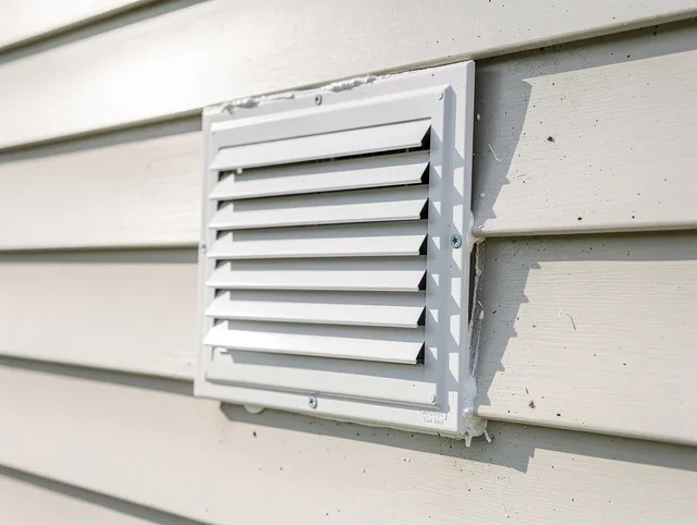 Expert vent cover replacement by Groton Dryer Vent Cleaning in Groton